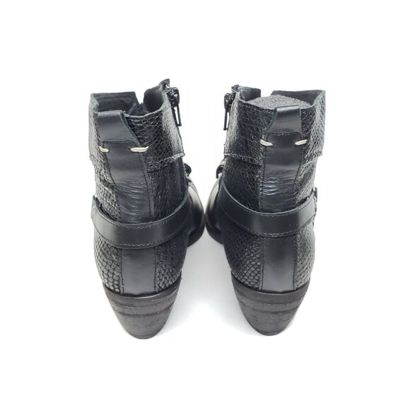 Summit White Mountain Women’s Boots Black Leather Harness Western Size 39 US 8.5 - Picture 4 of 8